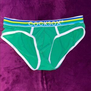 Cocksox Men's Green Briefs